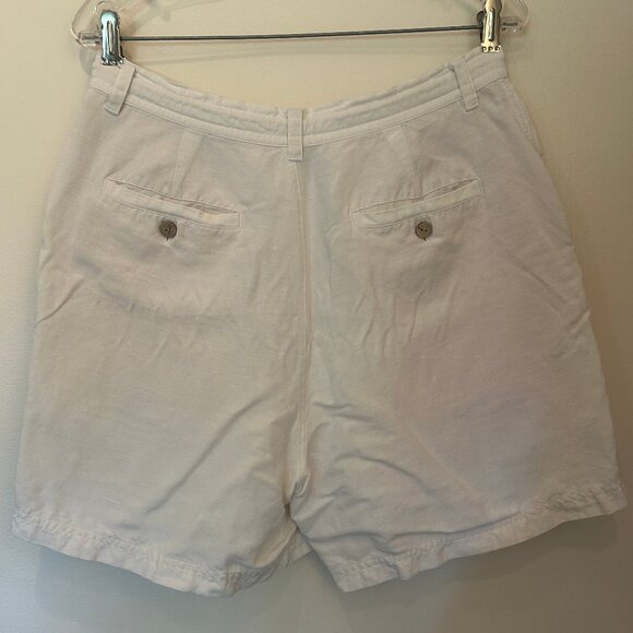 Tommy Bahama off-white hemp + silk blend shorts sz 12 - Picture 7 of 8